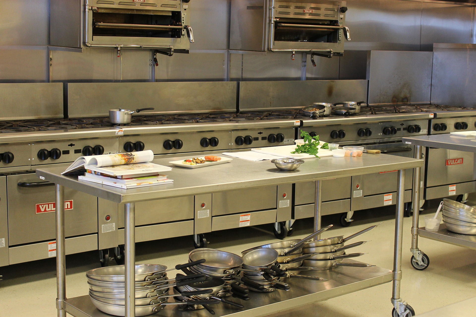 a picture of a professional kitchen | buy a restaurant online
